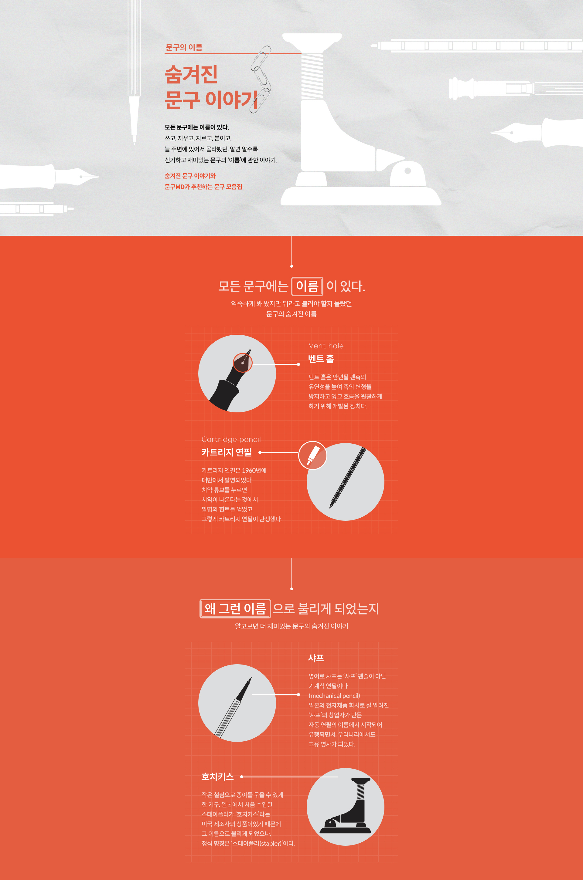 숨겨진 문구 이야기와 MD추천 문구 모음집