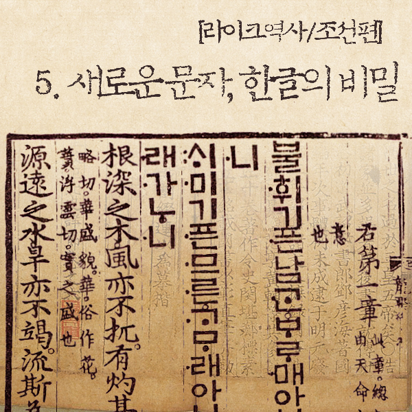 [라이크역사] 5. 새로운 문자, 한글의 비밀