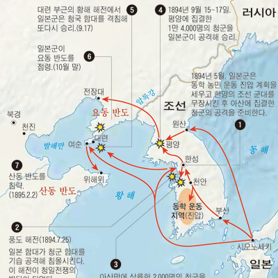 [세계사 명장면] 일본은 청군을 몰아내고 조선을 본격적으로 지배