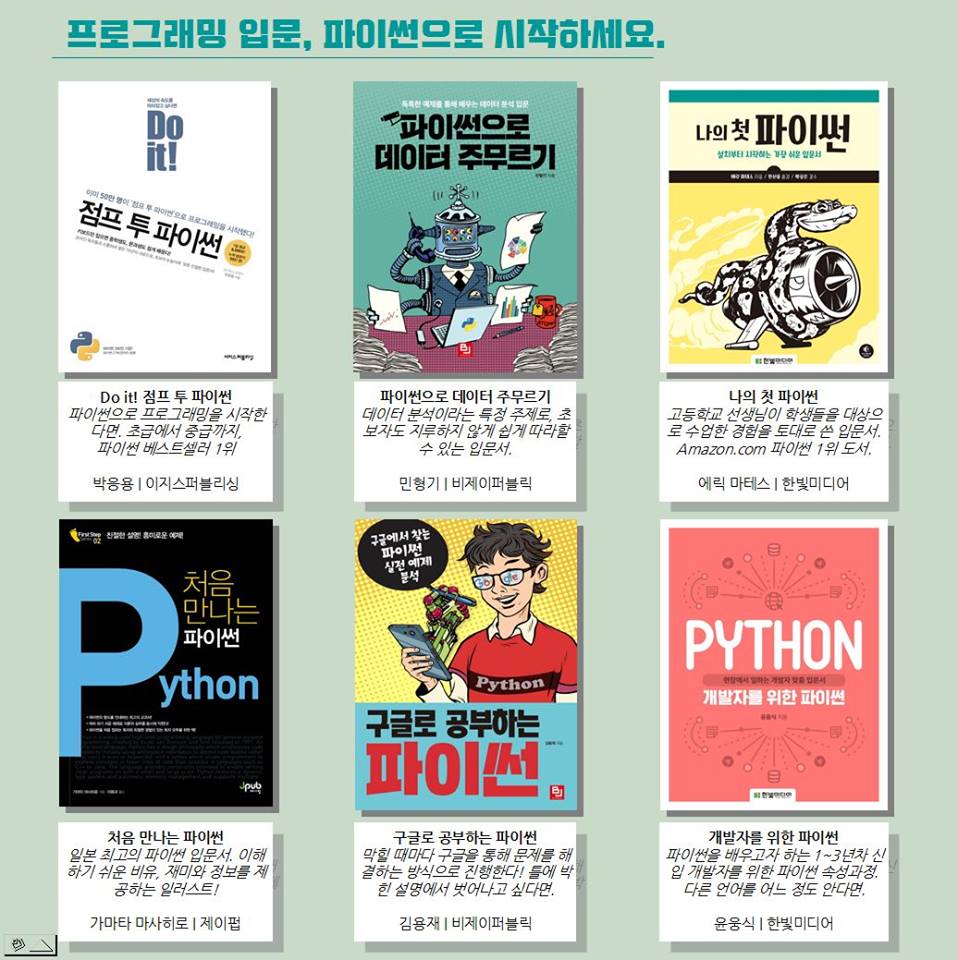 최근 5년동안의 도서판매량으로 본 프로그래밍언어 순위 (2013년~2017년) - 교보문고