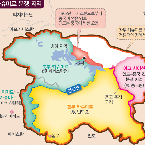 [세계민족 도감] 2. 힌두교와 이슬람교가 카슈미르에서 충돌