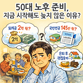 50대 노후 준비, 지금 시작해도 늦지 않은 이유?