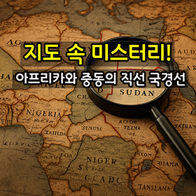 지도 속 미스터리, 아프리카와 중동의 직선 국경선