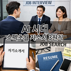 AI 시대, 스펙초월 자소서 3원칙