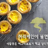 허리케인이 불면 에그타르트가 먹고 싶다?