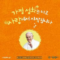 프란치스코 교황이 알려 주는 <가정 성화의 길>