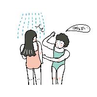 등짝을 맞고 싶지 않다면, 샤워해(feat.수질단속반)