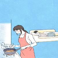 남자는 평생 부엌에 들어가는 거 아니라고?
