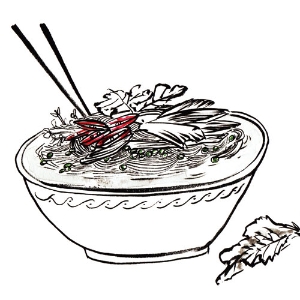 한 번쯤은 편하게 외식하고 싶어 - 미안해하지 말아요 닭고기 쌀국수
