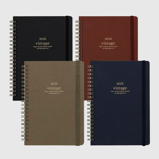 2026 빈티지 다이어리<br>오늘만 9,100원!