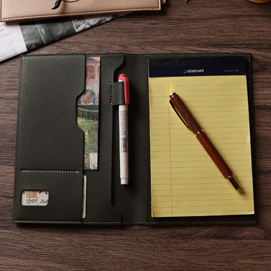 오브리즈 공방가죽 메모패드<br>오늘만 18,800원!