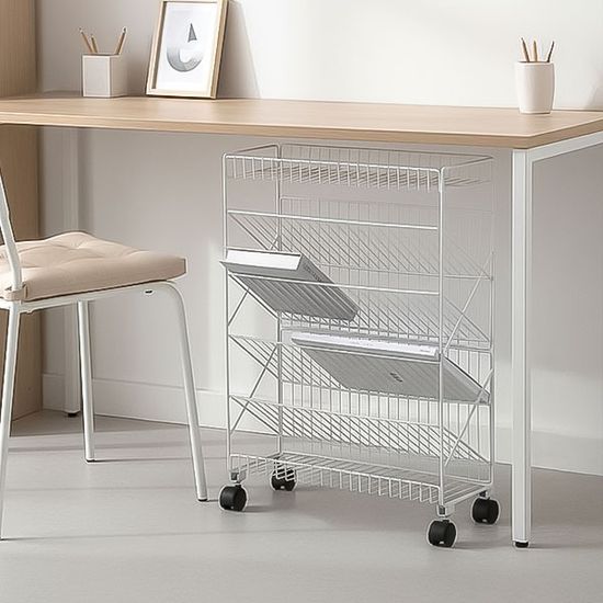 스틸 트롤리 이동식 책꽂이<br>오늘만 18,400원!