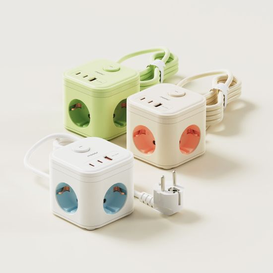 마카롱 3구 USB 멀티탭<br>오늘만 27,900원!