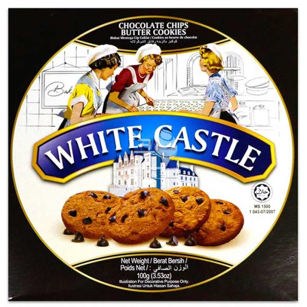 WHITE CASTLE 초콜릿칩 버터쿠키 100g 3개 CH783