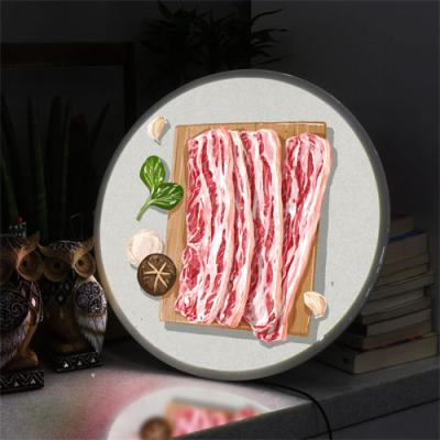 no734-LED액자45R_삼겹살이진리