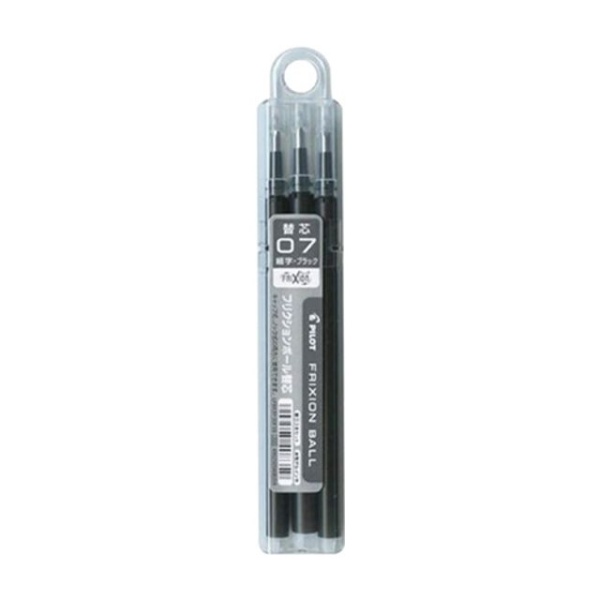 빠이롯트)지워지는프릭션볼펜리필(0.7mm/흑색/3개입)[