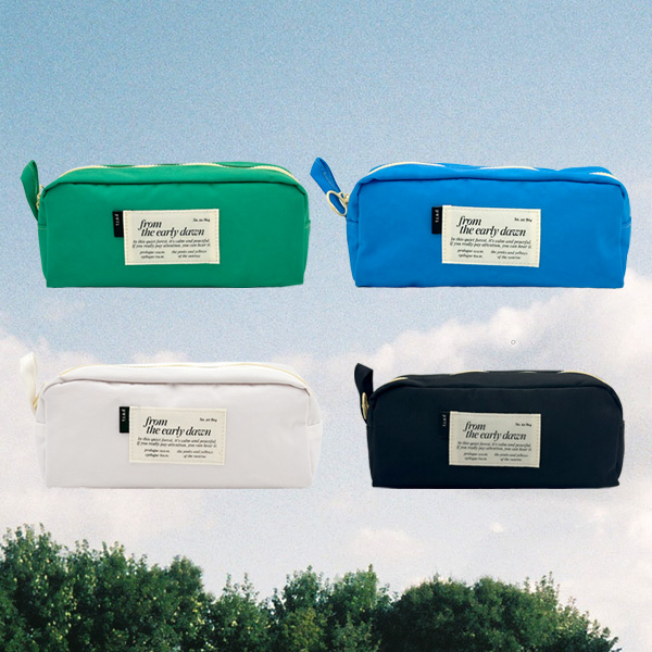 [프롬디얼리던] 라이트 사각 펜파우치