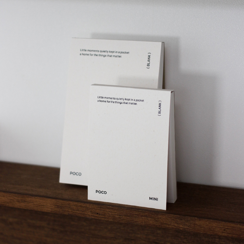 포코 미니노트 블랭크 메모 노트