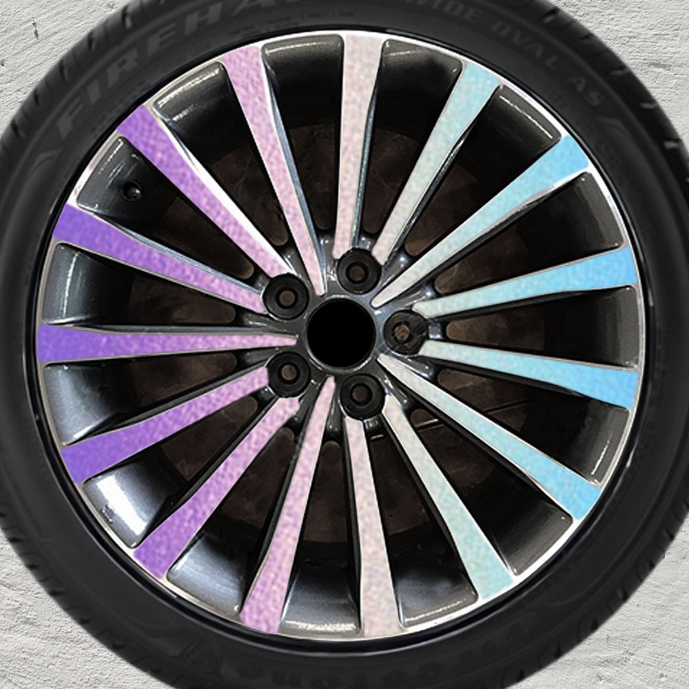 홀로그램 휠스티커 k7 18인치, 휠4짝분