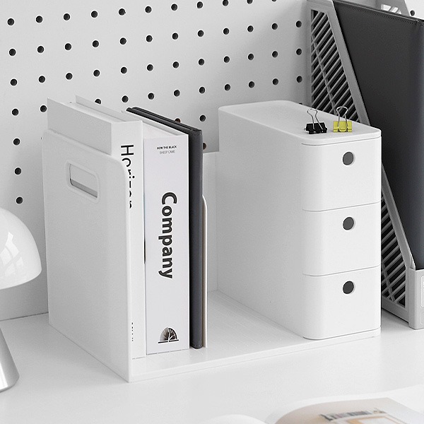 오피스 공부방 데스크정리 마음안정 3단서랍 책꽂이