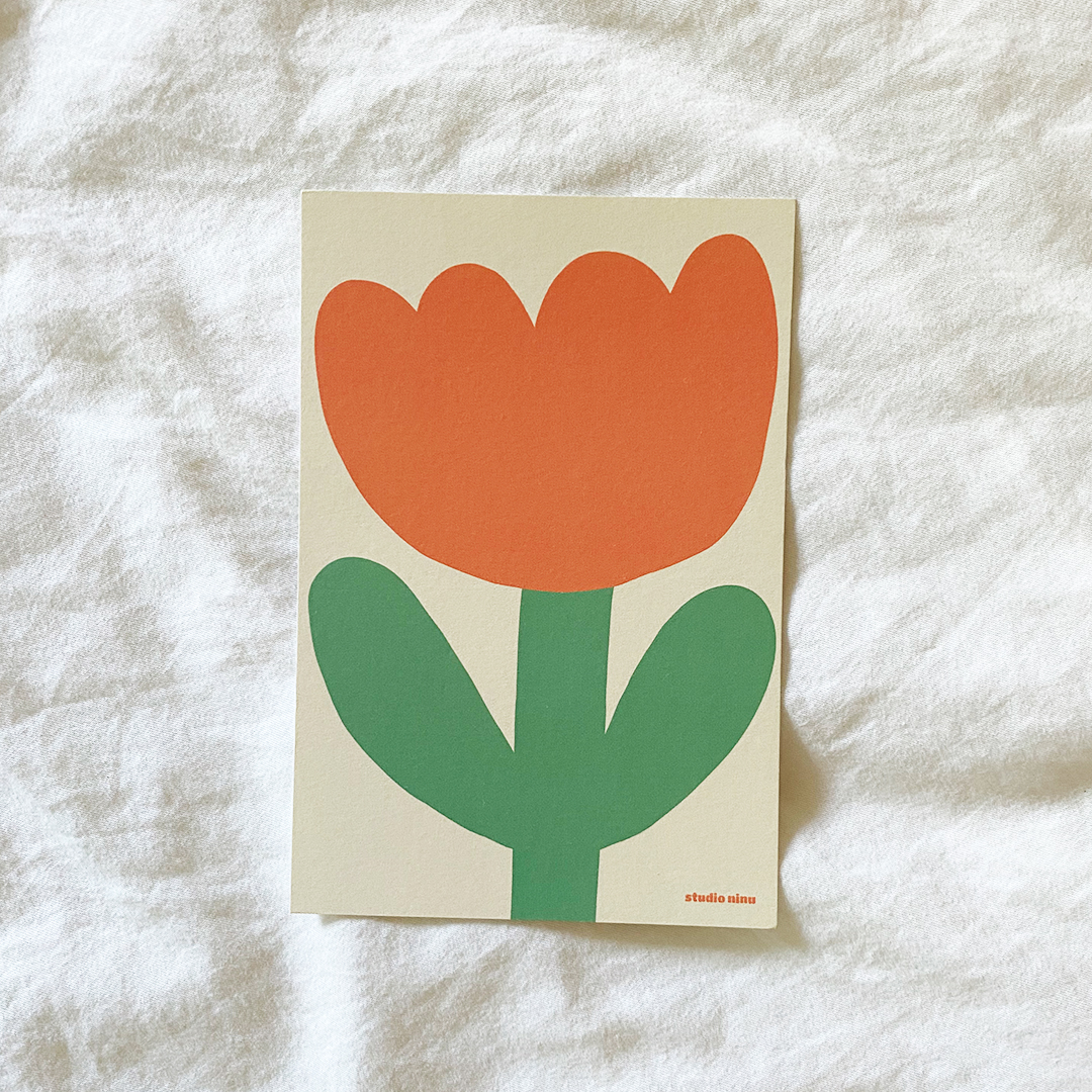 오렌지튤립 엽서