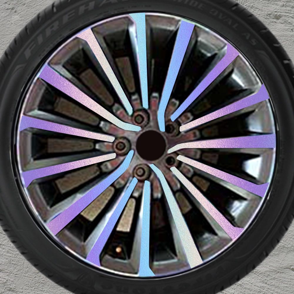 홀로그램 휠스티커 올뉴 k7 18인치, 휠4짝분