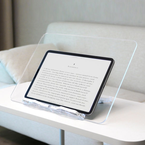 각도조절 접이식 투명 독서대 아크릴 받침대 SOPURE1