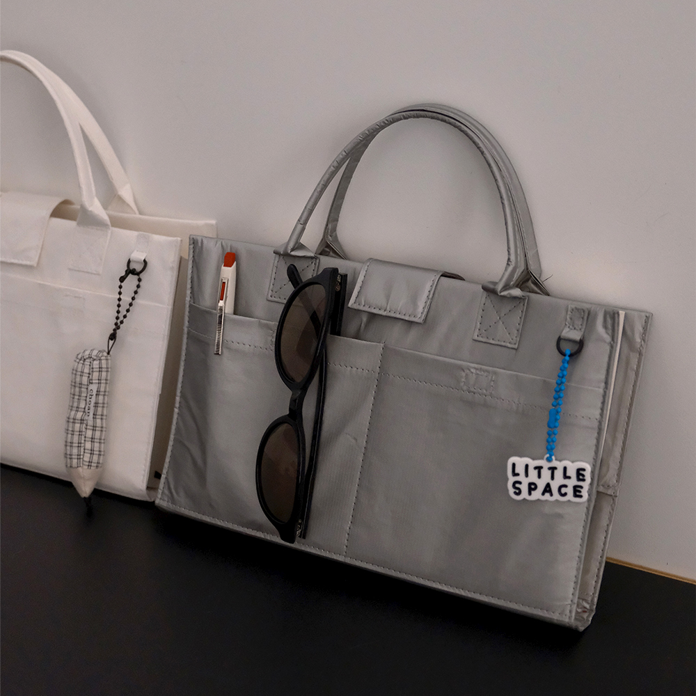 북 메이트 북 커버백_실버 L (민음사 세계문학전집)