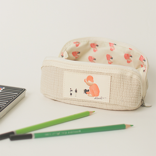 [이규태 콜라보] Hapoom pencil cosmetic pouch