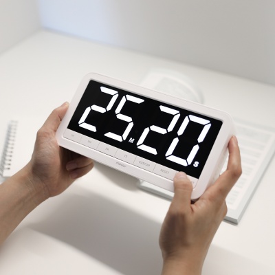 [쇼핑백 증정] 빅플러스 20cm LED 충전식 타이머 공부