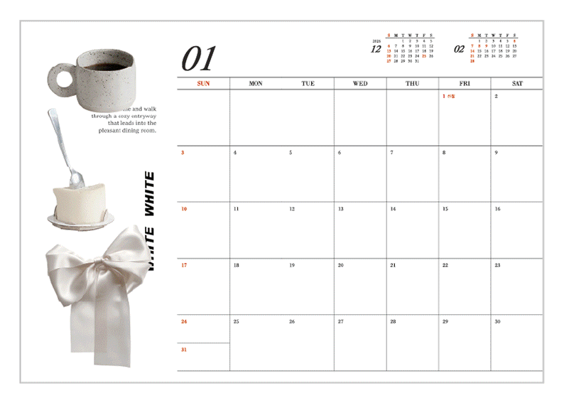 [날짜형] 2027 모데라토 다이어리 상세 이미지 2