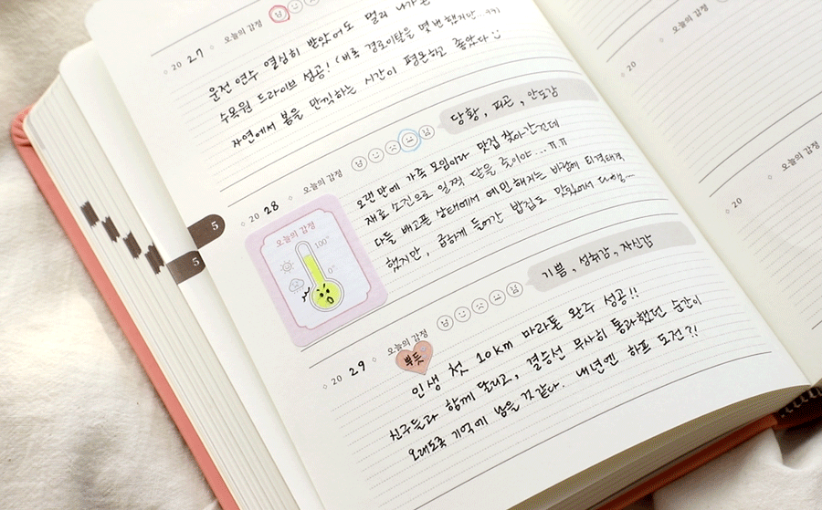 3년 감정 일기장 마음기록함 상세 이미지 2