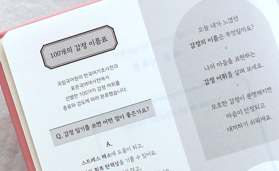 3년 감정 일기장 마음기록함 상세 이미지 8