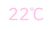 22℃