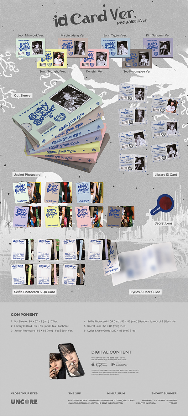 CLOSE YOUR EYES(클로즈유어아이즈) | SNOWY SUMMER [미니 2집] [ID