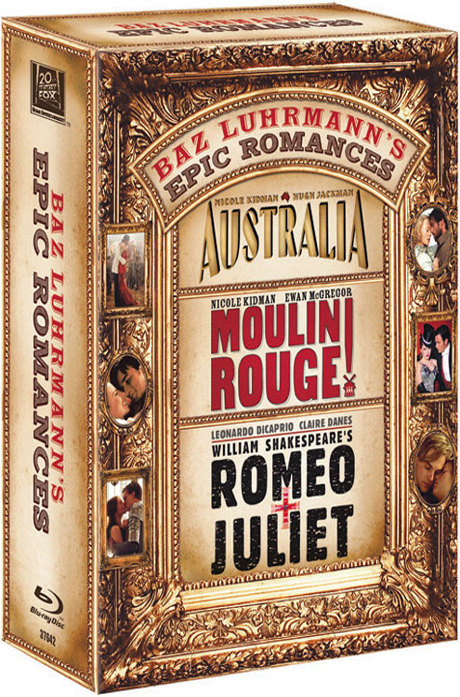 바즈 루어만 로맨스 박스세트 [로미오와 줄리엣+물랑루즈+오스트레일리아]