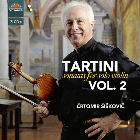 SONATAS FOR SOLO VIOLIN VOL.2/ CRTOMIR SISKOVIC [타르티니: 무반주 바이올린을 위한 소나타 2집 - 치르토미르 쉬시코비치]