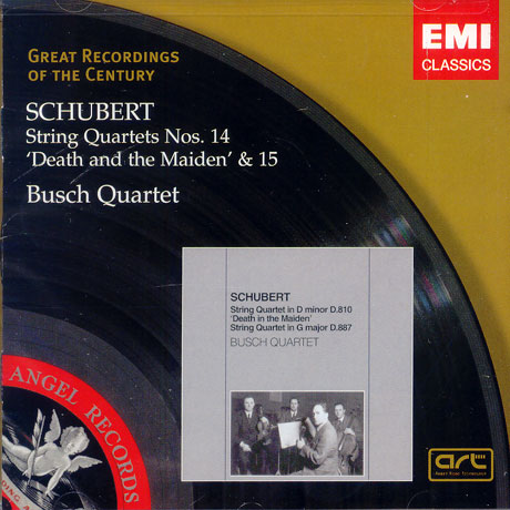 STRING QUARTETS 14 & 15/ BUSCH QUARTET [GREAT RECORDINGS OF THE CENTURY]