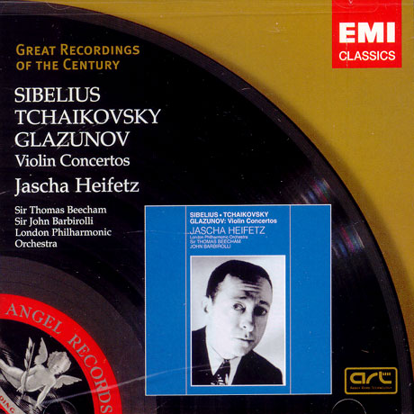 VIOLIN CONCERTOS/ JASCHA HEIFETZ, THOMAS BEECHAM [GREAT RECORDINGS OF THE CENTURY]