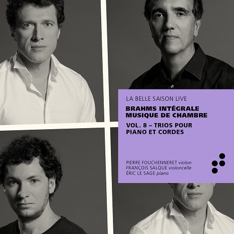 PIANO TRIOS/ PIERRE FOUCHENNERET, FRANCOIS SALQUE, ERIC LE SAGE [브람스: 피아노 트리오 전곡 - 실내악 전곡 녹음 프로젝트 8집 - 에릭 르 사쥬]