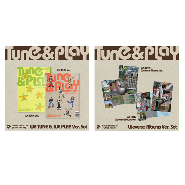TUNE & PLAY [THE 1ST EP] [2종 세트] + [WEVERSE ALBUMS VER] [2종 세트]