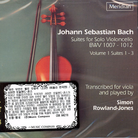 SUITES FOR SOLO VIOLONCELLO BWV1007-1012/ SIMON ROWLAND-JONES