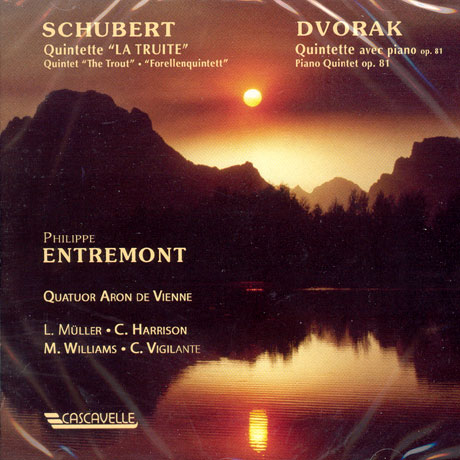 QUINTET `THE TROUT`/ PIANO QUINTET/ QUATUOR ARON DE VIENNE/ PHILIPPE ENTREMONT