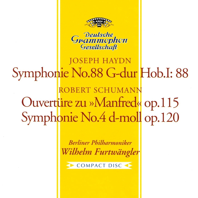 SYMPHONY OP.120, HOB.I:88/ WILHELM FURTWANGLER [SHM-CD] [슈만, 하이든: 교향곡 모음집 - 빌헬름 푸르트뱅글러]