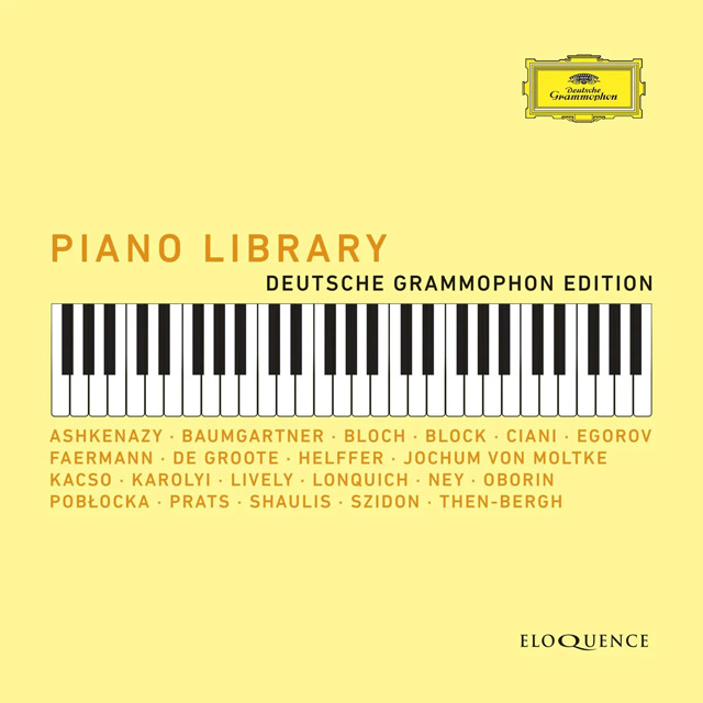PIANO LIBRARY: DEUTSCHE GRAMMOPHON EDITION [도이체 그라모폰 레이블 숨겨진 피아노 명연주 모음집]