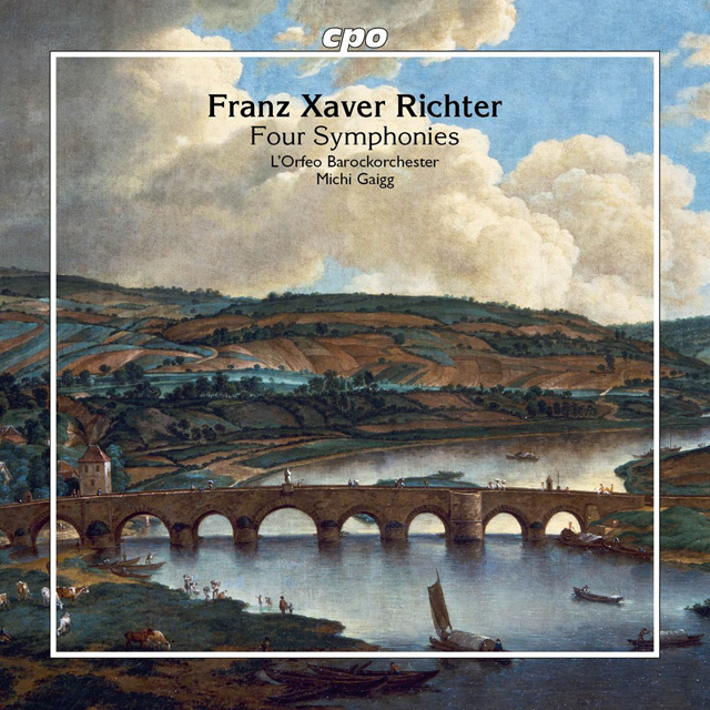 FOUR SYMPHONIES/ MICHI GAIGG,  L'ORFEO BAROCKORCHESTER [리히터: 네 곡의 교향곡 - 미치 가이그, 오르페오 바로크 오케스트라]