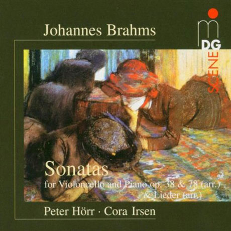 SONATAS FOR VIOLONCELLO AND PIANO/ PETER HORR, CORA IRSEN [브람스: 첼로 소나타 - 페터 회르]