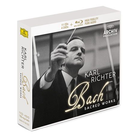 SACRED WORKS/ KARL RICHTER [11CD+4DVD+1BDA] [바흐: 종교음악 - 칼 리히터] [한정반]