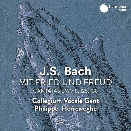 MIT FRIED UND FREUD - CANTATAS BWV 8, 125, 138/ COLLEGIUM VOCALE GENT, PHILIPPE HERREWEGHE [바흐: 칸타타(평화와 환희속에 나는 가리라) - 콜레기움 보칼레 겐트, 필립 헤레베헤]