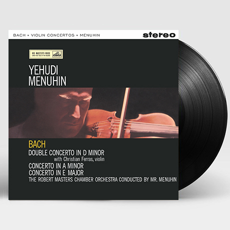 VIOLIN CONCERTOS, DOUBLE CONCERTO/ CHRISTIAN FERRAS, YEHUDI MENUHIN [바흐: 바이올린 협주곡 - 페라스, 메뉴힌] [LP]